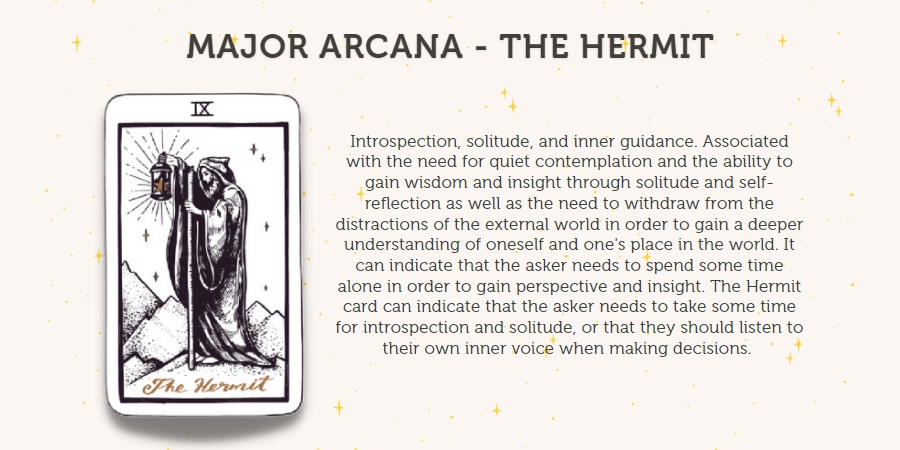 major arcana the hermit