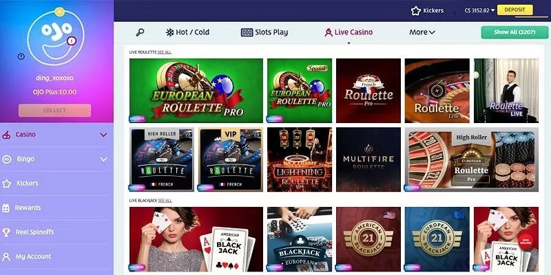 playojo Casino CA