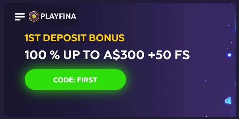 Playfina Casino AU Bonus