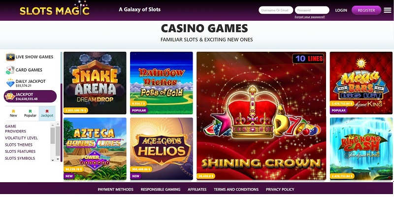 Slots Magic Casino UK
